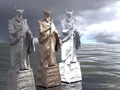 Zeus King version 2 3D model