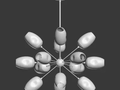 Ramirez Chandelier Arteriorshome 3D model