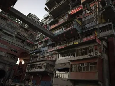 oriental old house 3D model