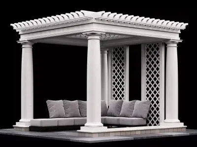 Pergola 2 3D model