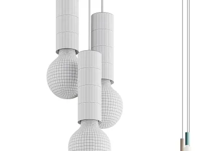 ILA TRIO Hanging lamp 3D model
