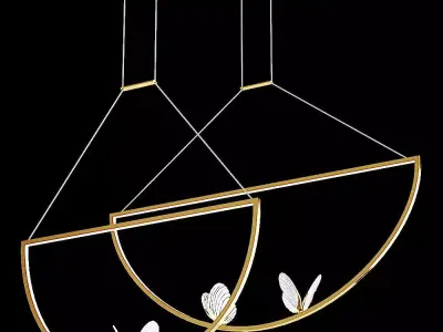 Lampatron Babetta Duo pendant lamp 3D model