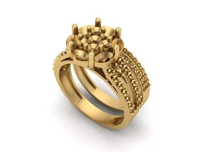 Jewelry ring 145 3D print model