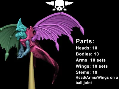 Xenarid Flyers 3D print model