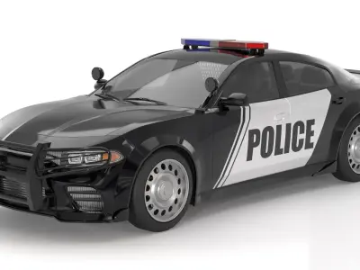  Generic Police Car 02 