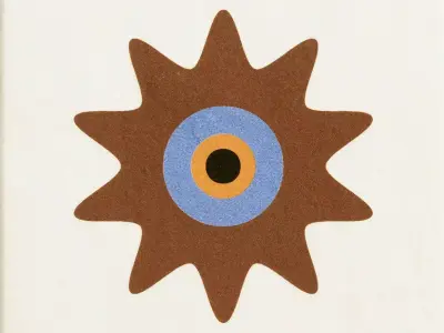 Retro Sunburst Tile Texture Texture