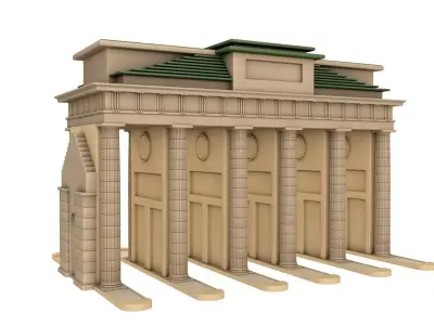 Brandenburg Gate 3D model