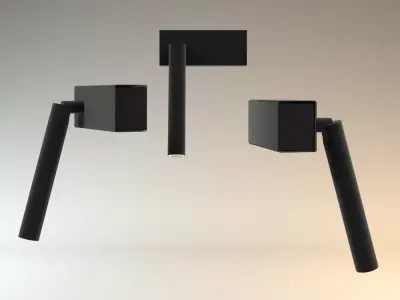 Davide Groppi mira LED light Free 3D model