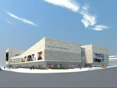 Commercial and Recreational complex 3D model