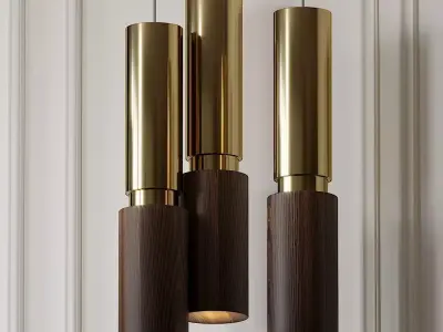 Amelia Black Pendant by David Pompa  3D model