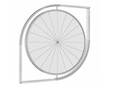 Mirror in a metal frame GZ-M1061 3D model