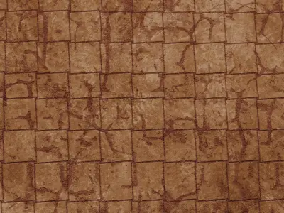 Cracked Tile Procedural Texture Texture