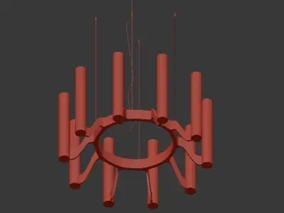 Flex Chandelier 3D model