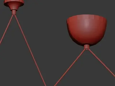 Multisphere Pendant White 5 3D model purchase