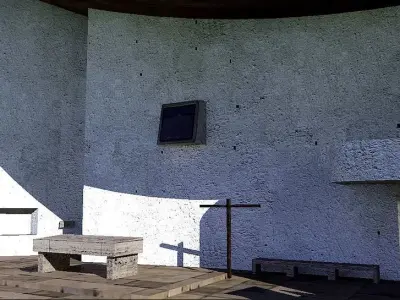 Capilla de Ronchamp 3D model