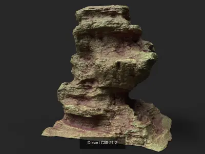 Desert Rock Collection 021 3D Model Pack