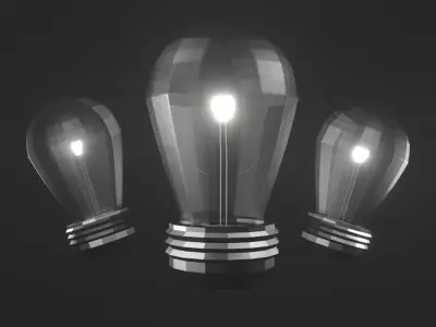 Simple Lamp  3D model