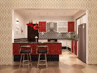 kitchen interior 3d model 3D model