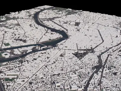 Toulouse - France 3D model