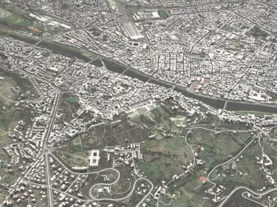 Cityscape  Florence Italy 3D model