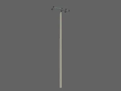 Electric pole 3D model