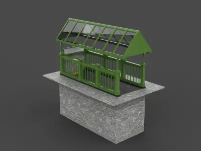 Subway Entrance 3D model