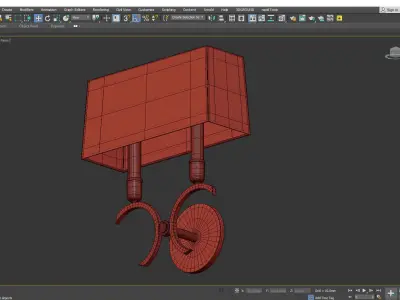 Mitzi Gwen Wall Sconce Low-poly 3D model