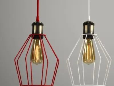 Hanging lamp LOFT HOUSE P-69 3D model
