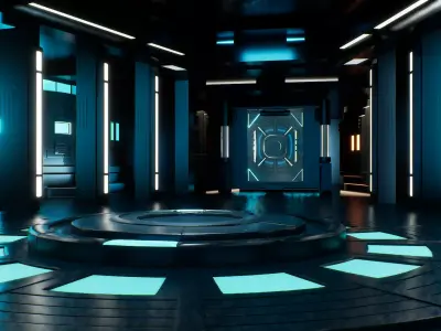 UE5 Virtual Lighting Studio 3D model