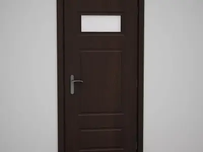 CGAxis Door 3D model 6
