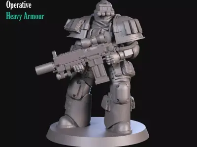 Sci fi Operative 3D print model