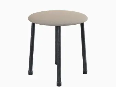 Steel Stool E 03 3D model