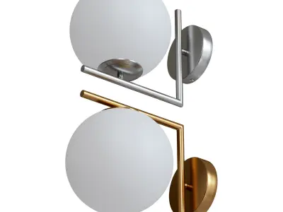 Sconce Bolla-unica A1921AP-1CC and A1921AP-1AB 3D model