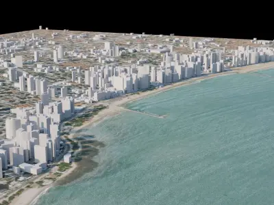 Fortaleza - Brazil 3D model