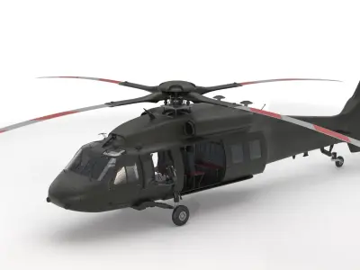 Generic Helicopter 02 3D model