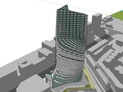vacation spot-Resort-Fashion Leisure Hotel-0237 3D model