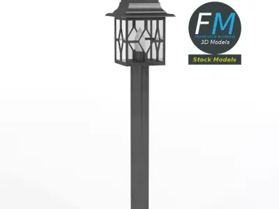 Garden lamp 3D model order