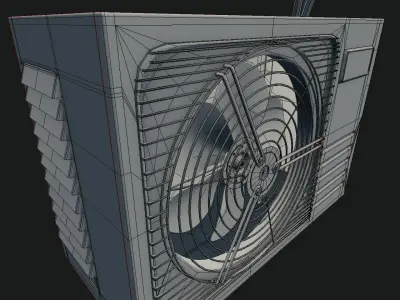 out door air conditioner  3D model