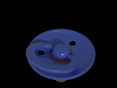 Baby Pacifier Free low-poly 3D model