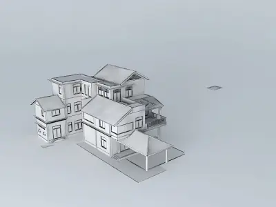 Villa Khmer 3D model