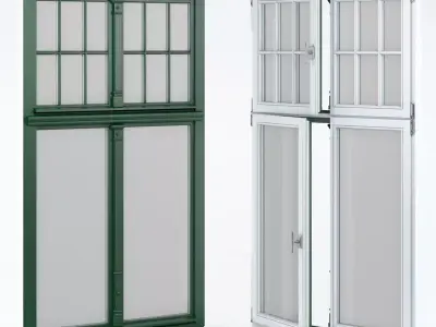 Wood Window 3D model