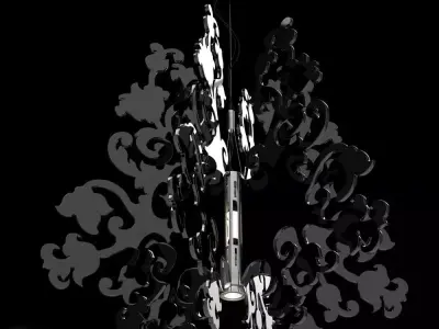 Suspension lamp Anastacha Terzani 3D model