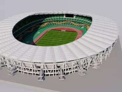 Ogasayama Sports Park Ecopa - Japan 3D model