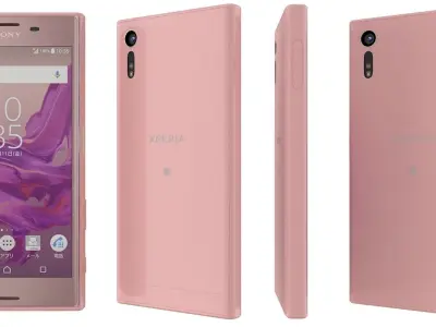 Sony Xperia XZ Deep pink 3D model