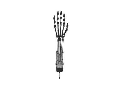Robotic Metal Mechanical Arm 3D model