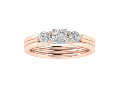 Women Ring  Render 3dm STL OBJ FBX TXT Details 3D print model 33