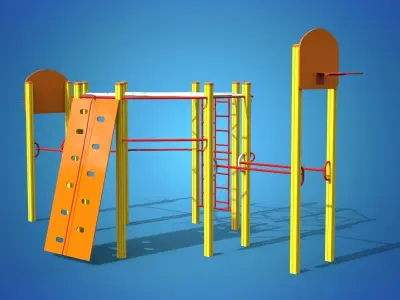 Playground for kids 3D model