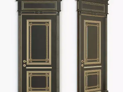 Classic door 3D model