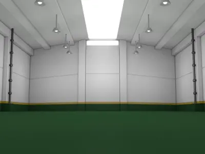 Sci Fi Warehouse  3D model