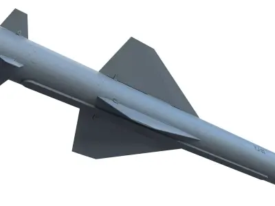 YJ-81 Anti-Ship Cruise Missile 3D model